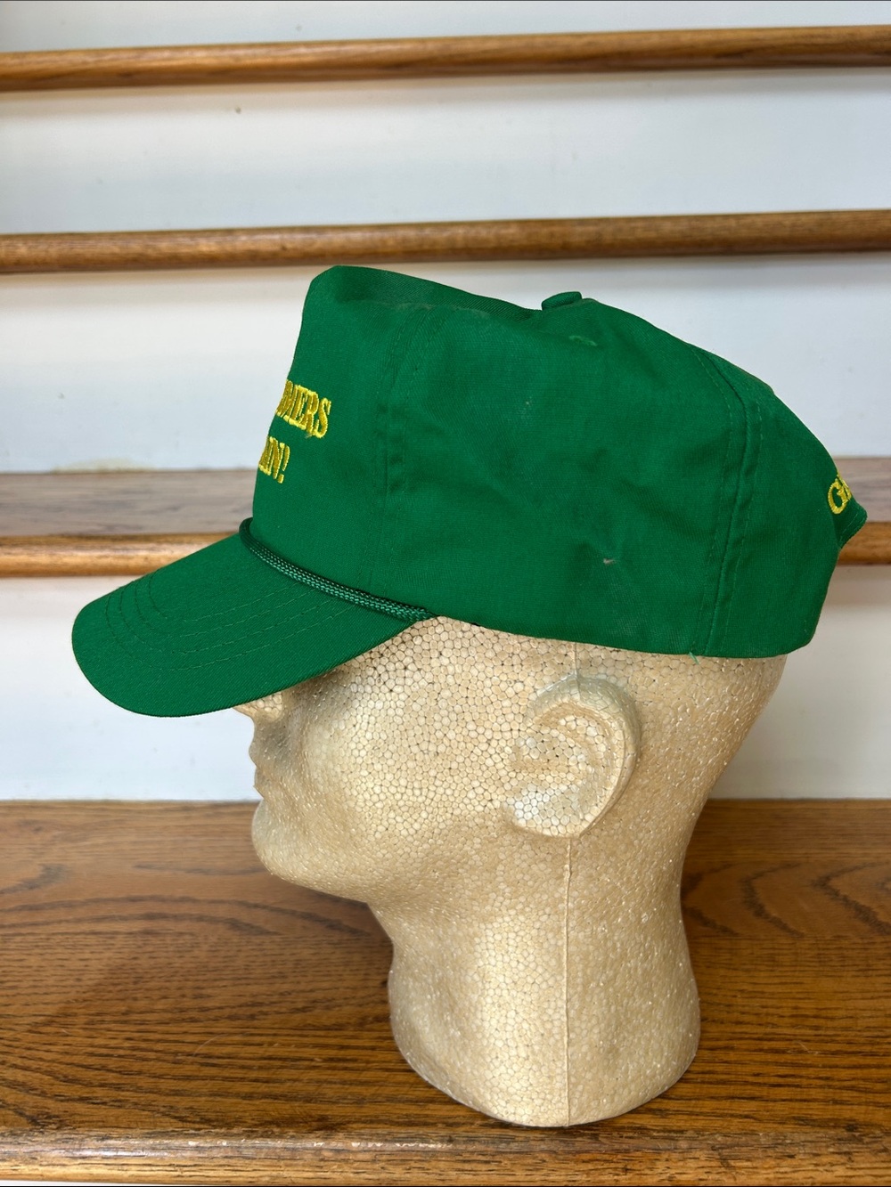 Green 'Make Our Farmers Great Again!' Embroidered Hat Trump. New without tags - Picture 2 of 5
